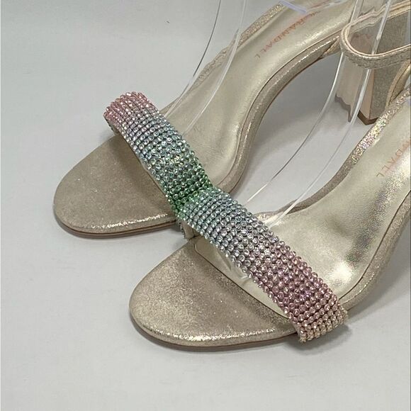 Loeffler Randall Crystal Embellished Ankle Strap Sandal size 6 - Picture 6 of 13